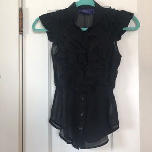 Miley Cyrus / Max Azria - Ruffled Top